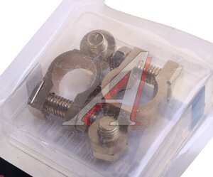 Изображение 2, 901-0014 Клемма АКБ универсальная латунь (2шт.) МКА