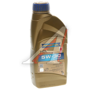 Изображение 1, 1111118-001 Масло моторное HCL 5W30 синт.1л RAVENOL