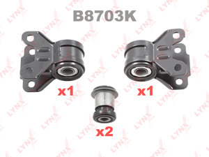 Изображение 1, B8703K Сайлентблок FORD Focus (08-) рычага подвески передней LYNX