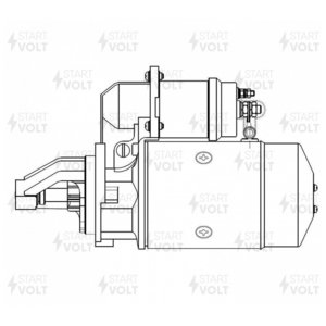 Изображение 6, LST0309 Стартер ЗИЛ-130, 431410 дв.508 12В z=9 1.8кВт STARTVOLT