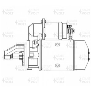Изображение 6, СТ230К4-3708000 Стартер ЗИЛ-130, 431410 дв.508 12В z=9 1.8кВт STARTVOLT
