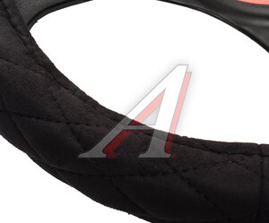 Изображение 2, SP-9020 BK (M) Оплетка руля (M) 37-39см черная алькантара AUTOPROFI