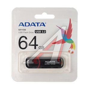 Изображение 1, AUV150-64G-RBK Карта памяти USB 64GB ADATA