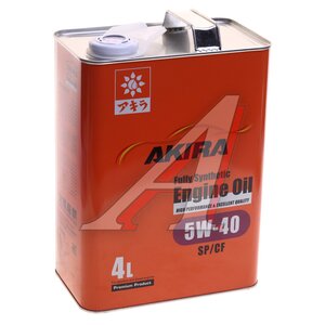 Изображение 2, A00032242-004 Масло моторное ENGINE OIL 5W40 синт.4л Япония AKIRA