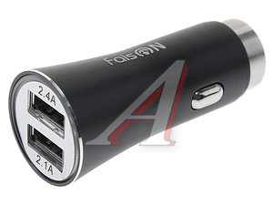 Изображение 1, FS-Z-588 black Устройство зарядное в прикуриватель 2USB 12V Quick Charge EARLDOM