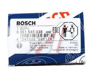 Изображение 6, 0261545038 Датчик давления топлива FORD Focus (11-) VOLVO S60 (10-) BOSCH
