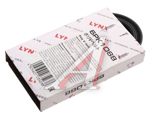 Изображение 3, 6PK1088 Ремень приводной поликлиновой 6PK1088 LYNX