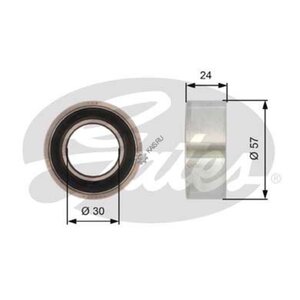 Изображение 2, T41121 Ролик ГРМ FIAT Doblo (01-) натяжной GATES