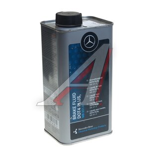 Изображение 1, A000989560511 Жидкость тормозная DOT-4 1л Plus MERCEDES (Уценка: просрочено) OE
