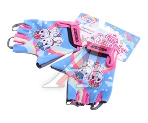 Изображение 1, УТ00028765 Перчатки велосипедные 6XS детские Little Princess