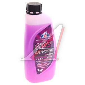 Изображение 1, AGA328LL Антифриз фиолетовый -40C 1кг Antifreeze G12 evo AGA