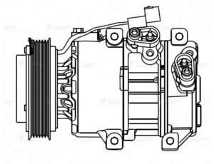Изображение 4, LCAC0830 Компрессор KIA Sorento (09-) кондиционера LUZAR