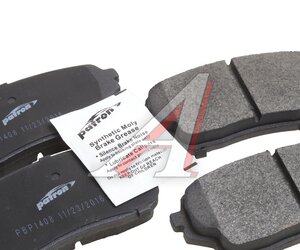 Изображение 2, PBP1408 Колодки тормозные SUZUKI Swift (05-) передние (4шт.) PATRON