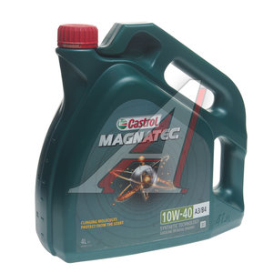 Изображение 1, 15CA24 Масло моторное MAGNATEC A3/B4 10W40 п/синт.4л CASTROL