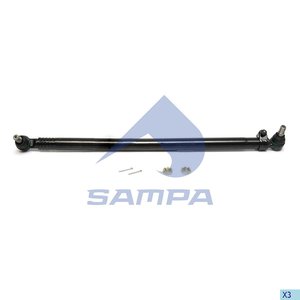Изображение 1, 097.803-01 Тяга рулевая MAN продольная L=820мм SAMPA