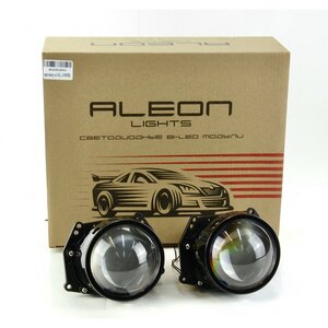 Изображение 1, AL-100BL Фара противотуманная светодиодная 35/45W 6000К ближн./дальн 1 линза (2шт.) ALEON