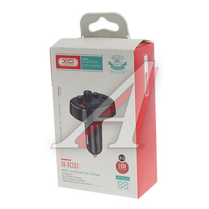 Изображение 3, BCC03 Black Устройство зарядное в прикуриватель с трансмиттером (bluetooth, hands free) черное XO