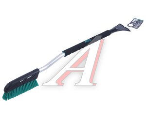 Щетка со скребком 90см черно-бирюзовая AVS, ,
                                                          фото 1 Изображение 1, A85366S Щетка со скребком 90см черно-бирюзовая AVS