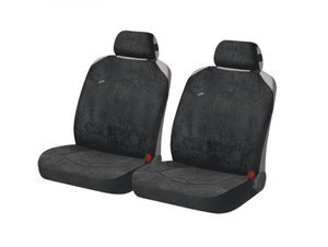 Изображение 1, 21151 Авточехлы (майка) на передние сиденья полиэстер черные (4 предм.) Gothic Front CARFASHION