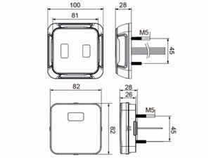 Изображение 4, 370-17-036 Фонарь задний универсальный светодиодный 12/24V c задним ходом MEGAPOWER