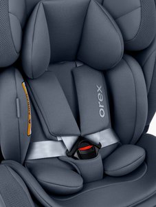 Изображение 14, 4690624065484 Автокресло детское 0-36кг (0+I-ll-IlI) 0-12лет dark blue OREX Isofix HAPPY BABY