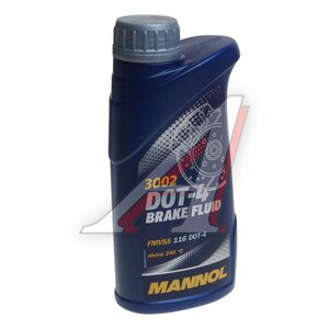 Изображение 1, 8940 Жидкость тормозная DOT-4 455г 3002 MANNOL