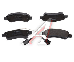 Изображение 2, 0986494994 Колодки тормозные FIAT Ducato (07-) задние (4шт.) BOSCH
