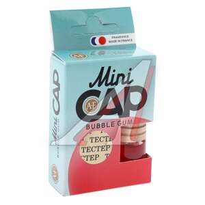 Изображение 2, 23398 Ароматизатор подвесной жидкостный (bubble gum) 4мл Mini CAP AURA FRESH