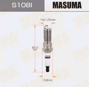 Изображение 2, S108I Свеча зажигания FORD Focus (11-) (2.0) MASUMA