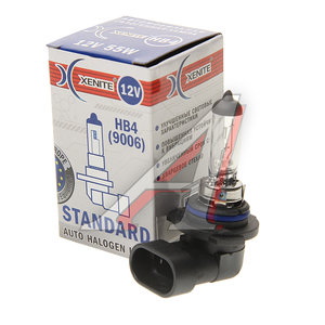 Изображение 1, 1007009 Лампа 12V HB4(9006) 55W P22d 3200К Standard XENITE