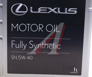 Изображение 3, 08880-83716 Масло моторное LEXUS 5W40 синт. API SN 1л