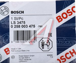 Изображение 6, 0258003475 Датчик кислорода универсальный 4 контакта BOSCH