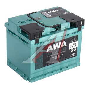 Изображение 1, 6СТ66(1) Аккумулятор AWA Malachite 66А/ч