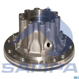Изображение 2, 051.165 Ступица DAF 75CF, 85CF, 95 задняя (без подшипника) SAMPA