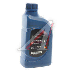 Изображение 1, 02100-00110 Масло трансмиссионное HYUNDAI MTF 90W мин.1л LSD OIL GL-5 OE