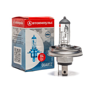 Изображение 1, Н4 12-100/90 Лампа 12V H4 100/90W P45t IMPULS