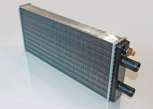 Изображение 3, 11000-8110060 Радиатор отопителя НЕФАЗ, ЛИАЗ фронтального d=25мм (со спускным клапаном) АВТОРАД