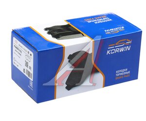 Изображение 5, KWBP0163 Колодки тормозные GEELY Atlas (17-) задние (4шт.) KORWIN