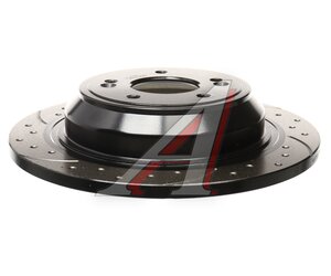 Изображение 4, BDF223 Диск тормозной HYUNDAI Genesis (09-) задний перфорированный комплект TAYGA