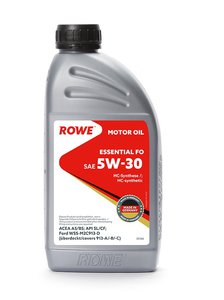 Изображение 2, 20366-177-2А Масло моторное ESSENTIAL A5/B5 SL/CF 5W30 синт.1л ROWE