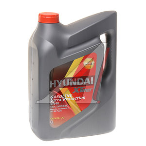 Изображение 1, 1061126 Масло моторное XTeer Gasoline Ultra Protection SN 5W40 синт.6л HYUNDAI