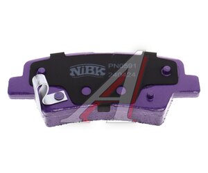 Изображение 5, PN0591 Колодки тормозные HYUNDAI Sonata (06-) задние (4шт.) NIBK