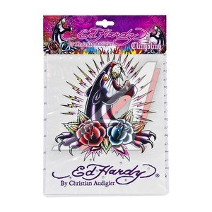 Изображение 2, EH-00527 Наклейка виниловая "PANTHER" 18х23см со стразами ED HARDY