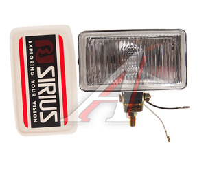 Изображение 1, NS-1155 W Фара дальнего света 12V 153х104мм с крышкой белая 1шт. SIRIUS