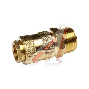 Изображение 2, BSE1-4SM Переходник для компрессора M1/2" быстросъемный с клапаном наружная резьба