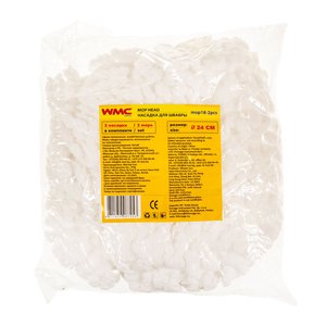 Изображение 3, WMC-mop18-2pcs Накладка для швабры сменная из микрофибры 2шт. WMC TOOLS