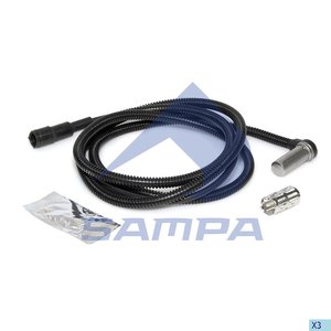 Изображение 2, 096.324 Датчик АБС SCANIA P, G, R, T L=2675мм задний левый SAMPA