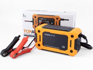 Изображение 1, 10A001 Устройство зарядное интеллектуальное 12V 10A 160Ач AGM/GEL LiFePO4 (автомат) ТОП АВТО