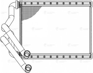 Изображение 3, LRH0850 Радиатор отопителя KIA Optima (15-) LUZAR
