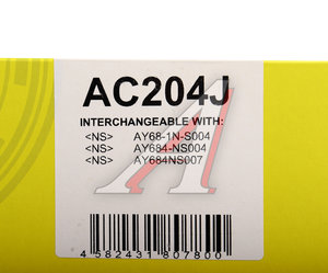 Изображение 7, AC204J Фильтр воздушный салона NISSAN Micra (03-) JS ASAKASHI